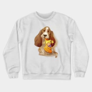 Basset Hound Crewneck Sweatshirt